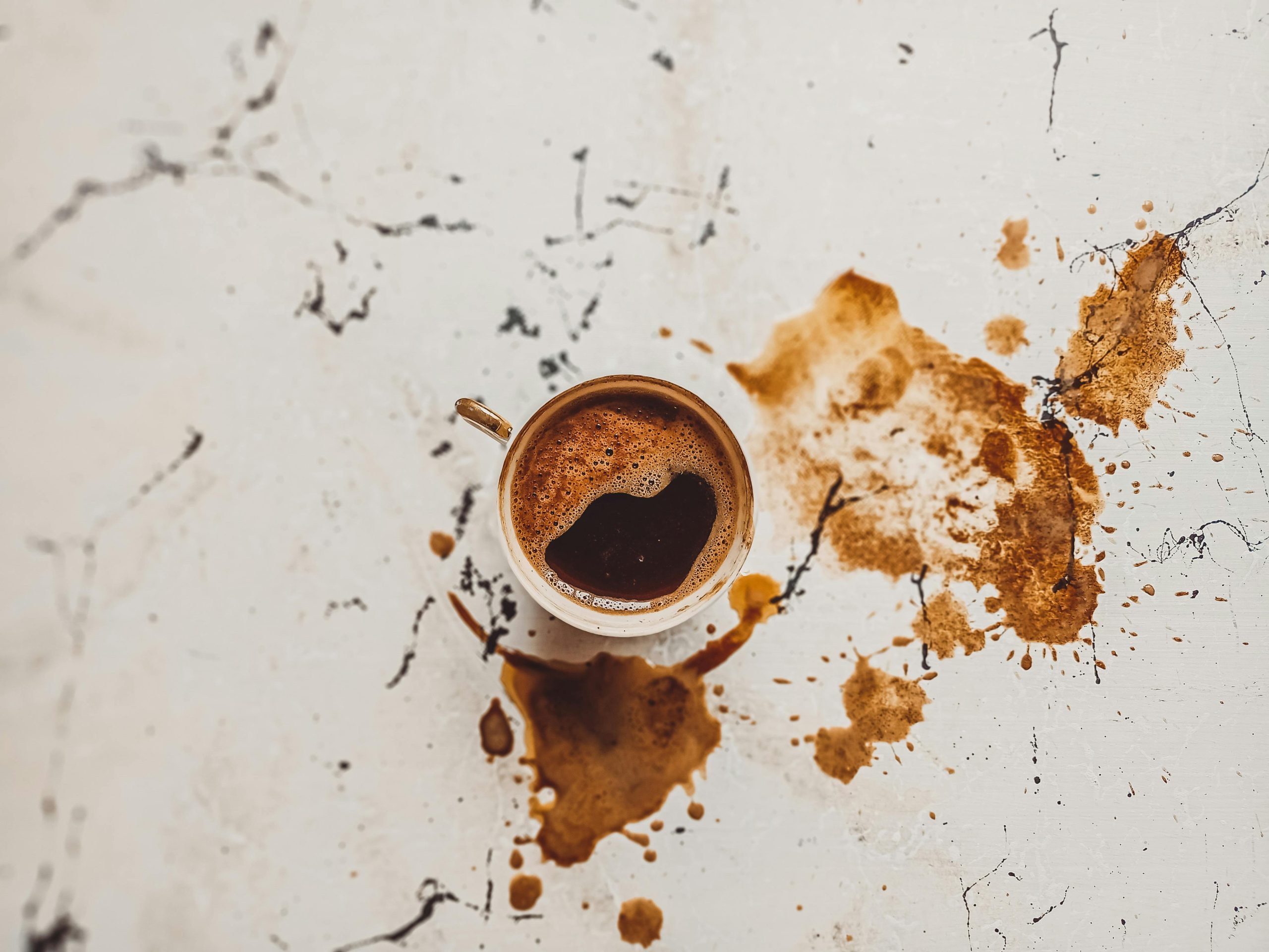 coffee stains